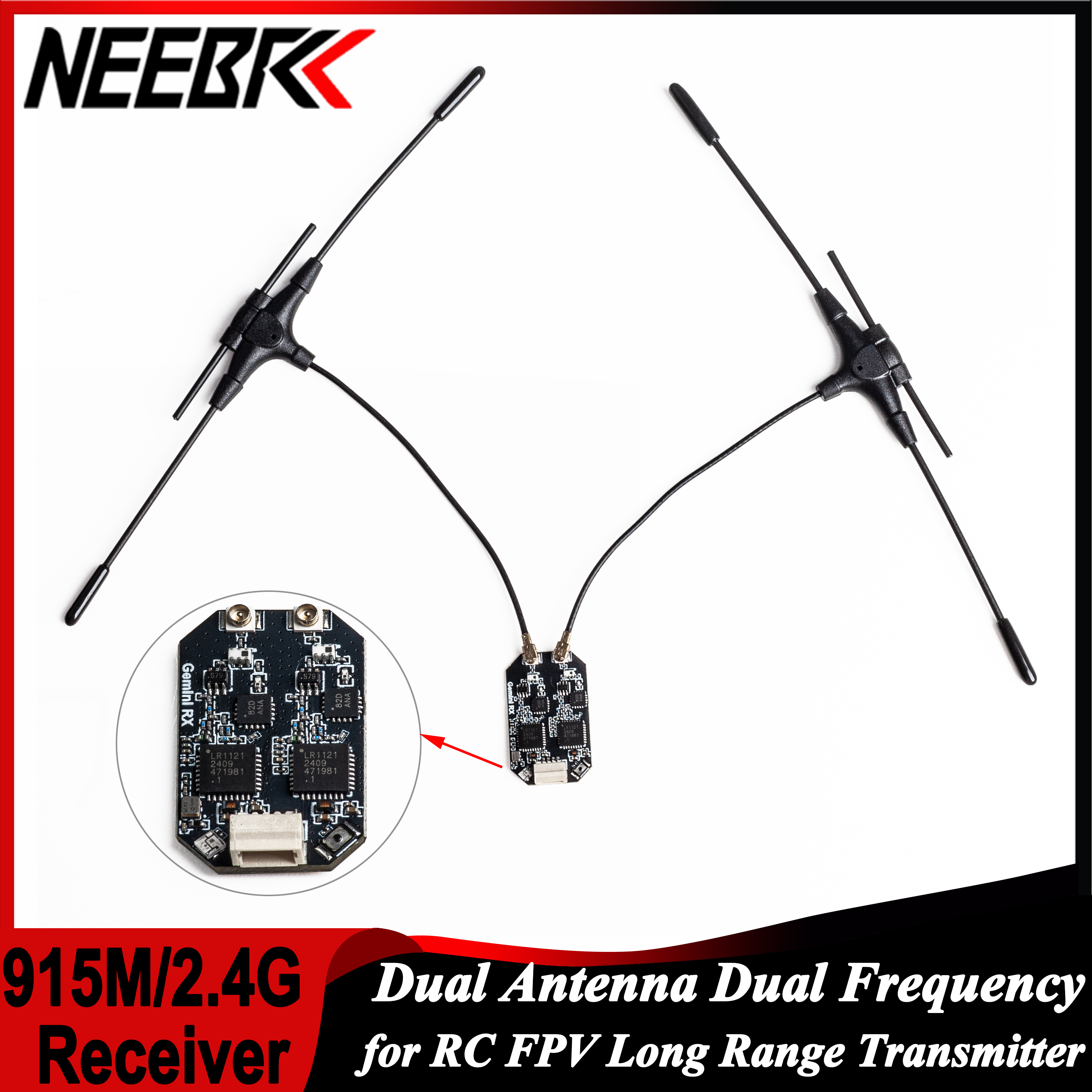 Fpv Drone Antenna - ELRS 915MHz/2.4GHz Gemini Dual Antenna Dual