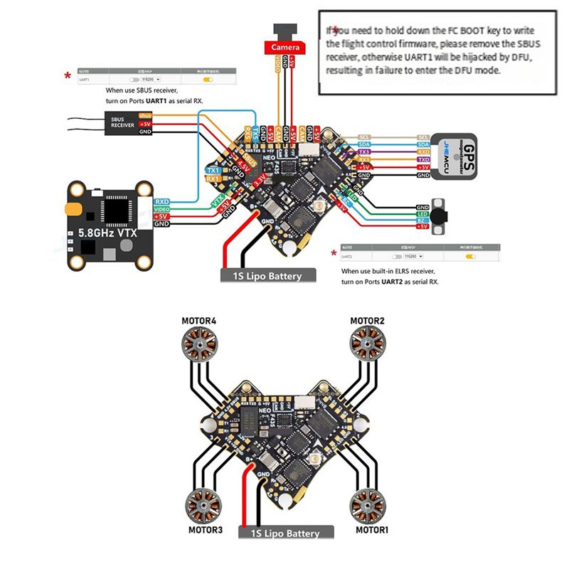 FBIL-F435 NEO 1S AIO Flight Co - Fpv Drone Esc のレビューと価格