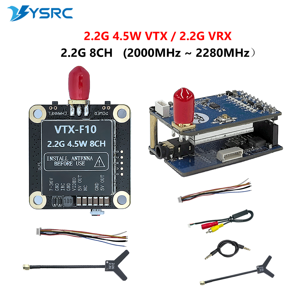 2.0-2.2G 4.5W VTX 8CH FPV Vide - Fpv Drone Receiver のレビューと価格
