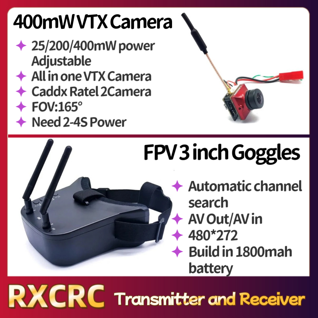 RXCRC 5.8G Module transmitter  - Fpv Drone Goggles のレビューと価格
