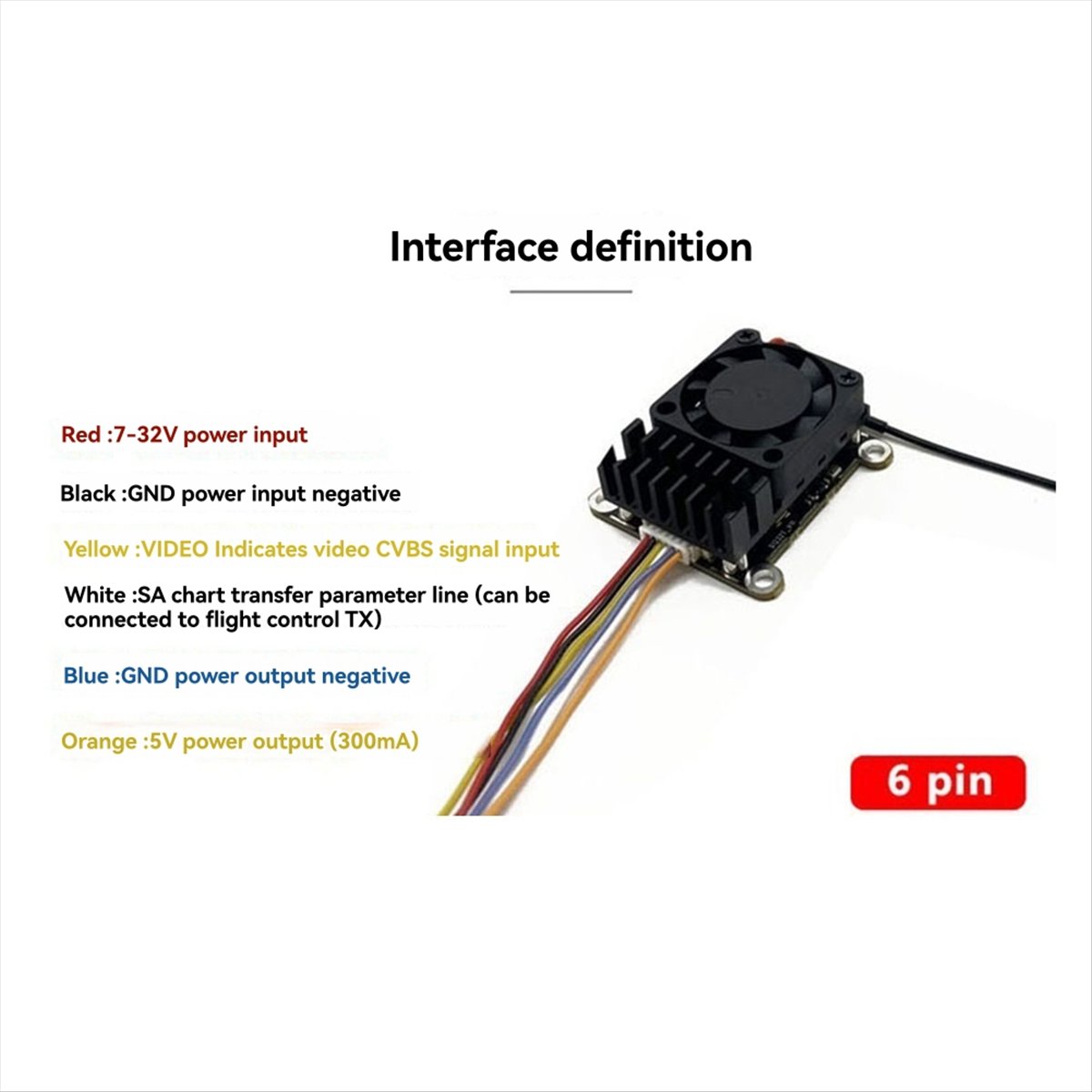 5.8G 2W VTX 2000mW FPV Video T - Fpv Drone Transmitter のレビューと価格