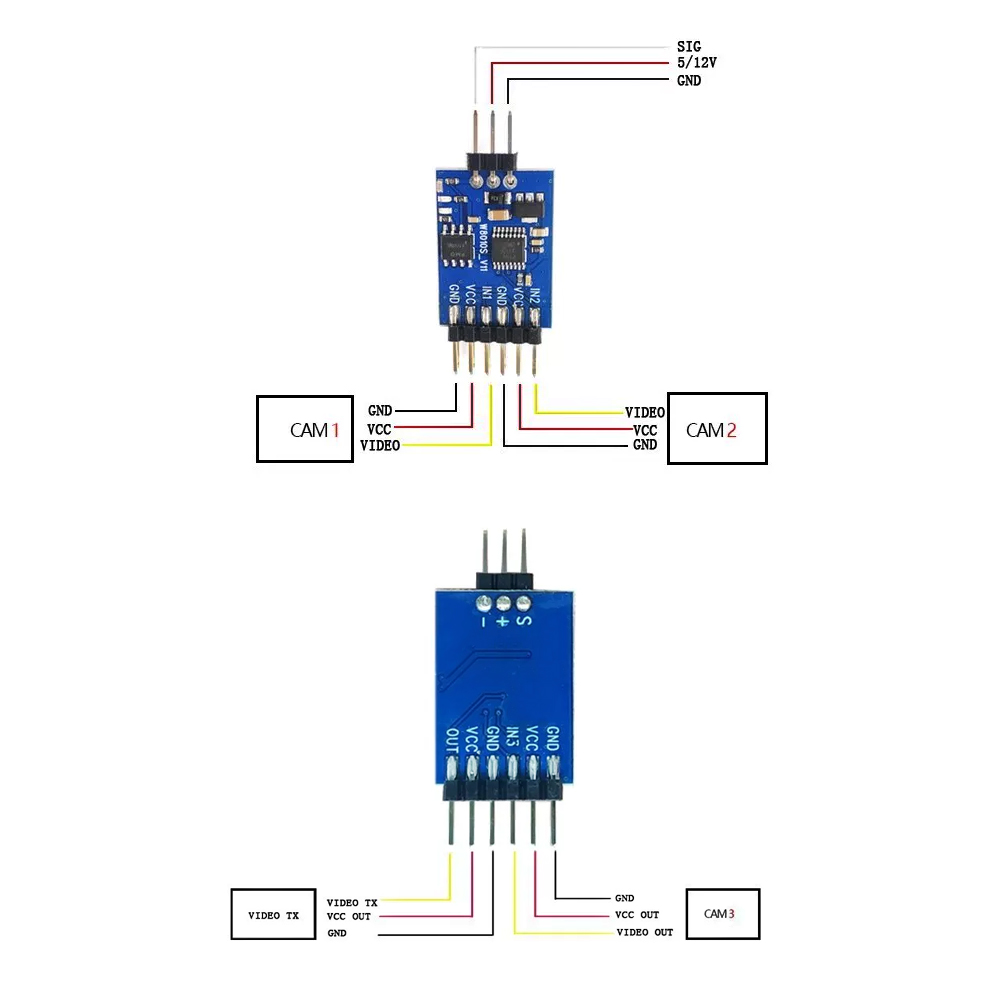 5.8G 3 Channel Video Switcher  - Fpv Drone Receiver のレビューと価格