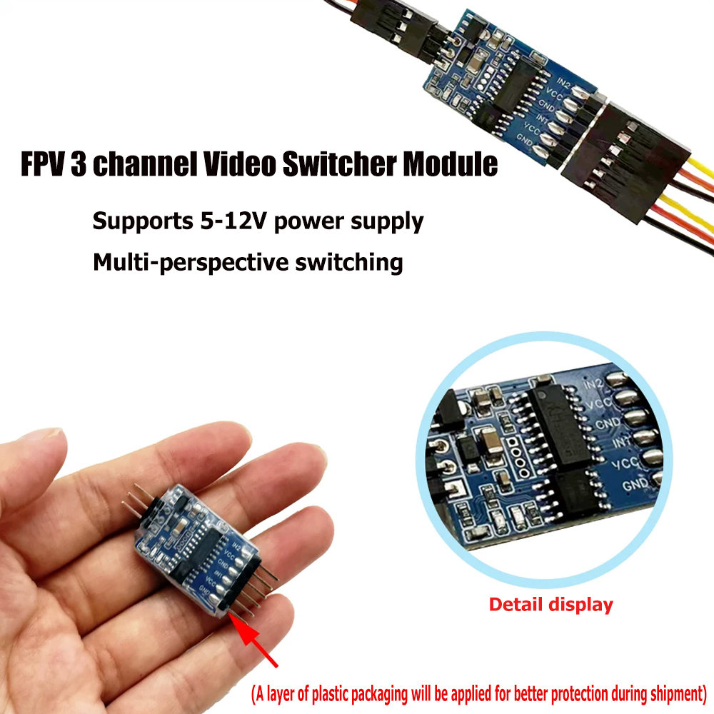 5.8G 3 Channel Video Switcher  - Fpv Drone Receiver のレビューと価格