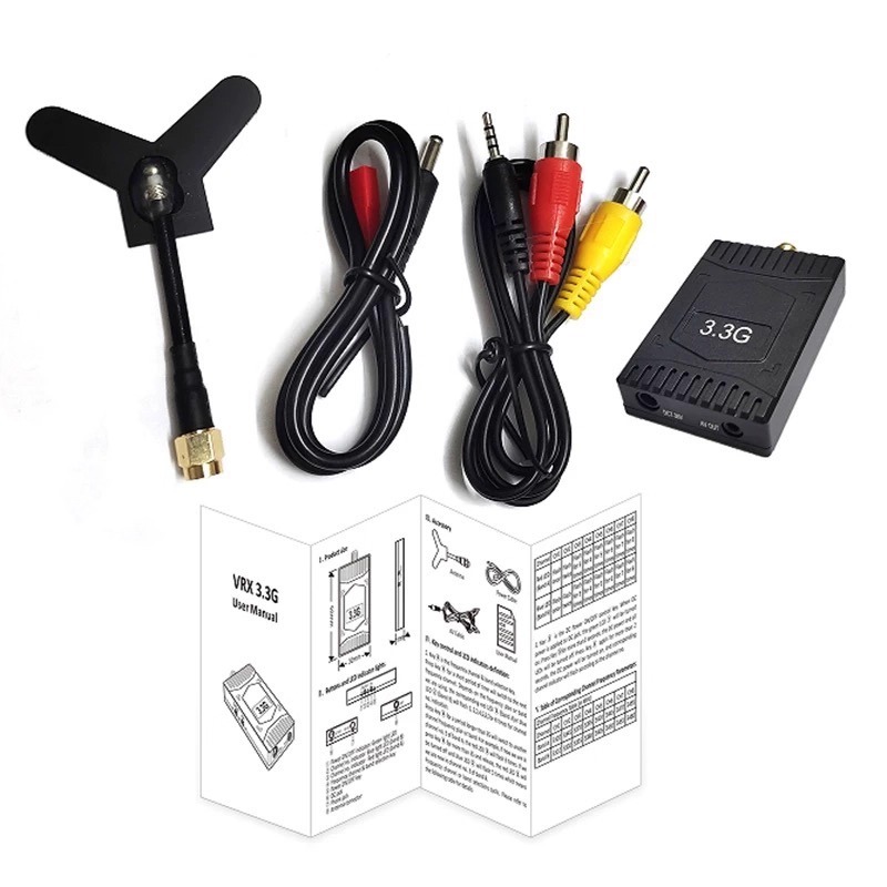 3.3GHz FPV VTX/VRX  3W Analog  - Fpv Drone Transmitter のレビューと価格