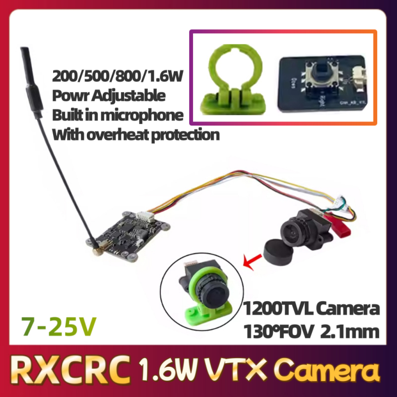 RXCRC 5.8G Module 48CH 1.6W VT - Fpv Drone Camera のレビューと価格