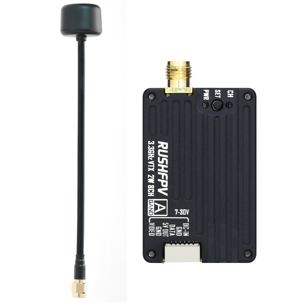 RUSHFPV 3.3G 2W VTX Transmitte - Fpv Drone Receiver のレビューと価格