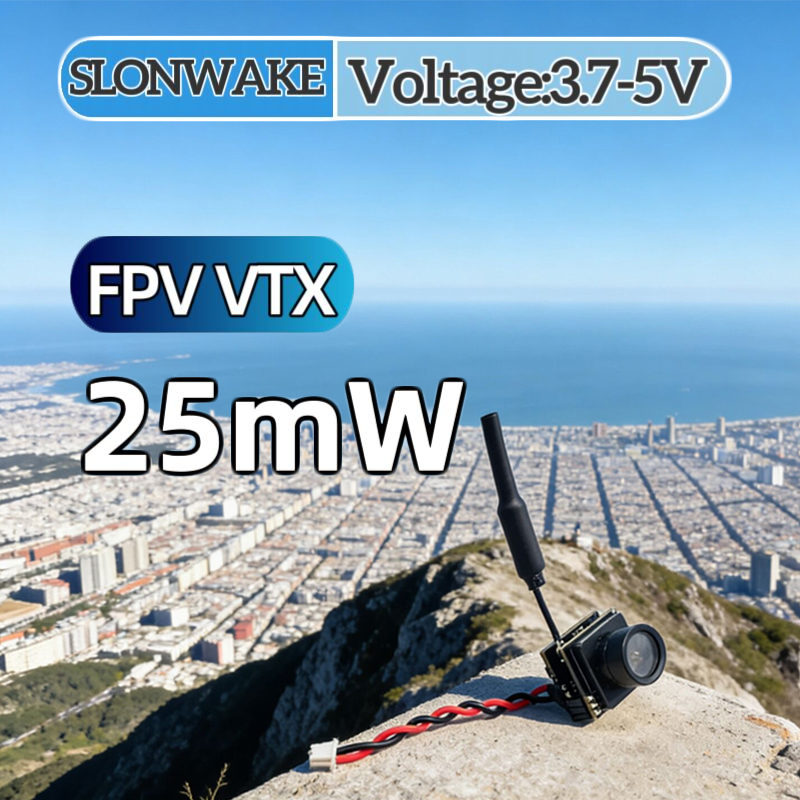 SLONWAKE FPV 25mW power simula - Fpv Drone Camera のレビューと価格