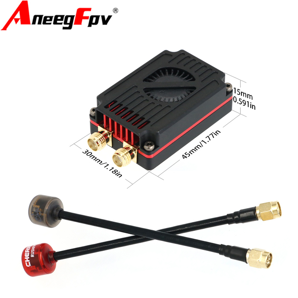RUSHFPV 4.9G 5.8G 2.5W VTX 8+  - Fpv Drone Vtx のレビューと価格