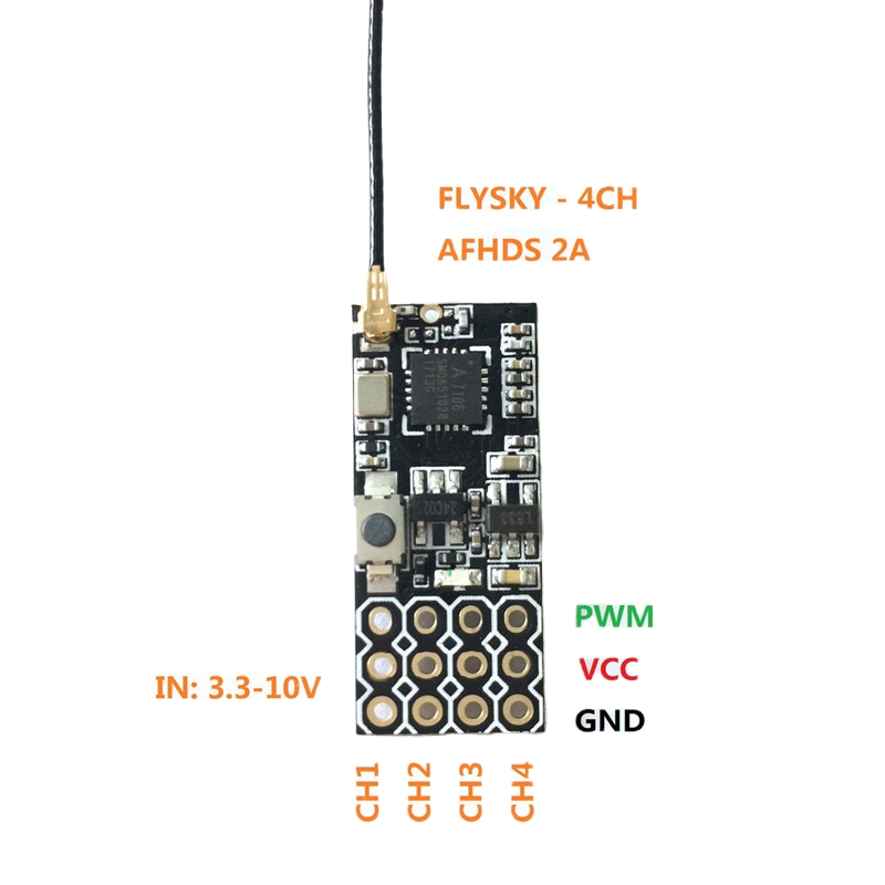 Flysky FS2A Mini Receiver 4CH  - Fpv Drone Battery のレビューと価格