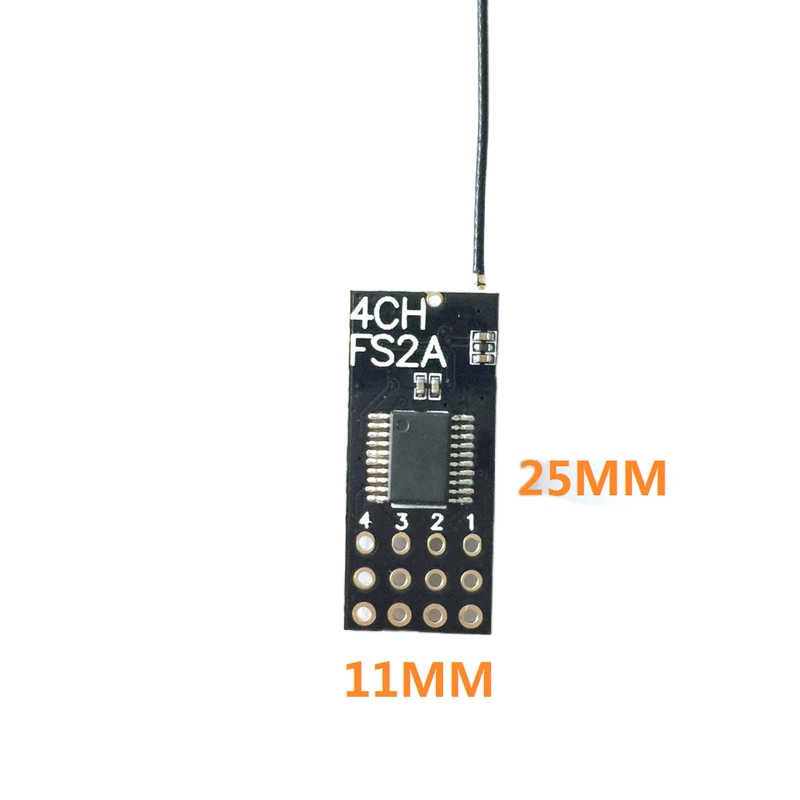 Flysky FS2A Mini Receiver 4CH  - Fpv Drone Battery のレビューと価格