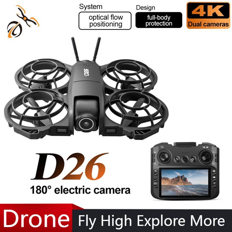 D26 Drone 4K Aerial HD 180° Ca - Fpv Drone Charger のレビューと価格