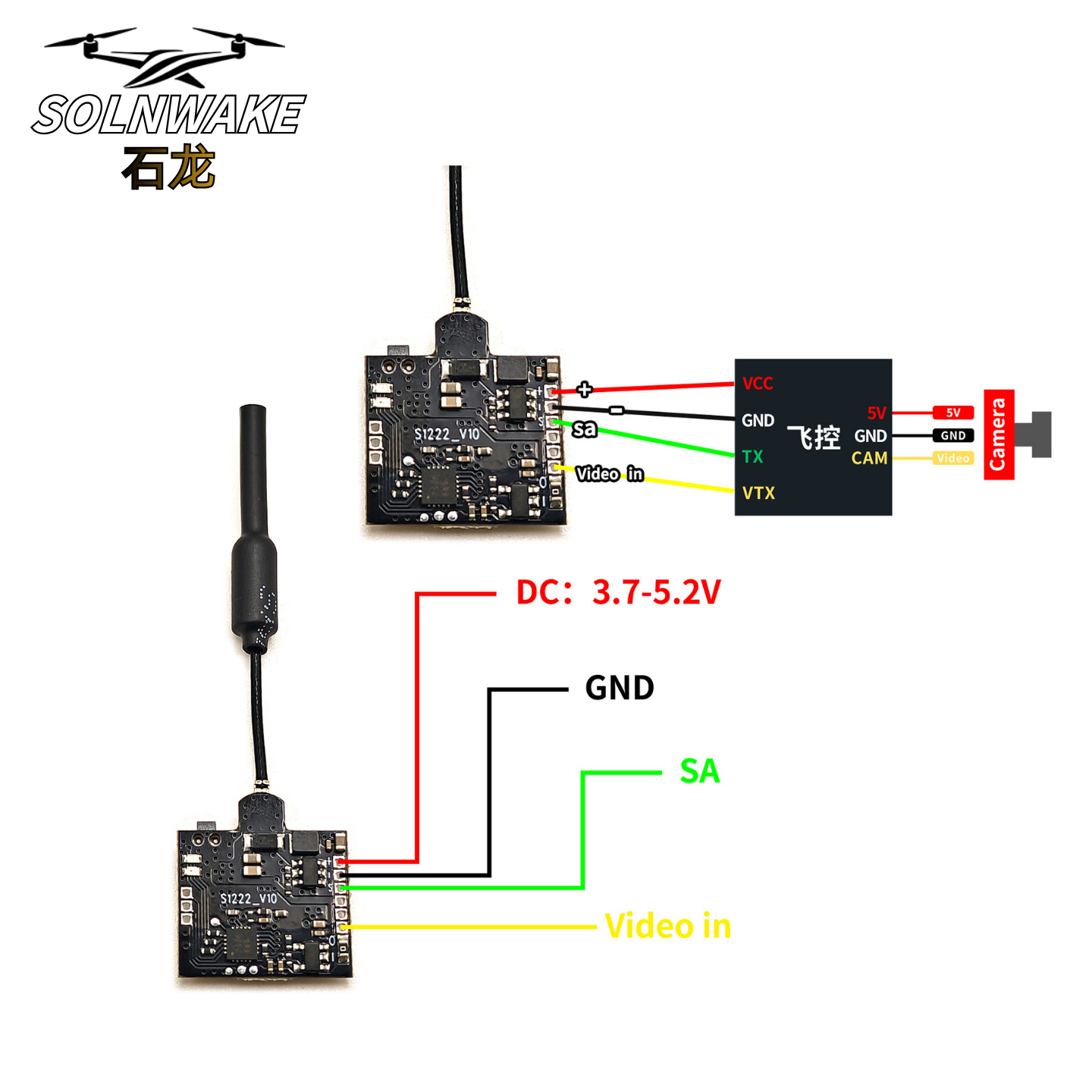 SLONWAKE Nano 5.8G 48CH 200mW  - Fpv Drone Transmitter のレビューと価格
