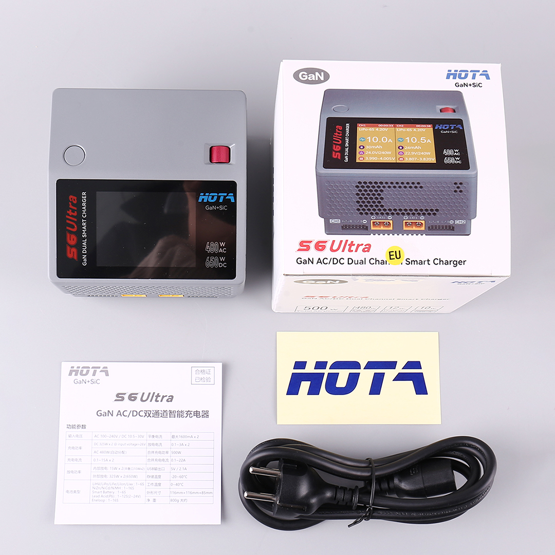 HOTA S6 Ultra Gallium Nitride  - Fpv Drone Charger のレビューと価格