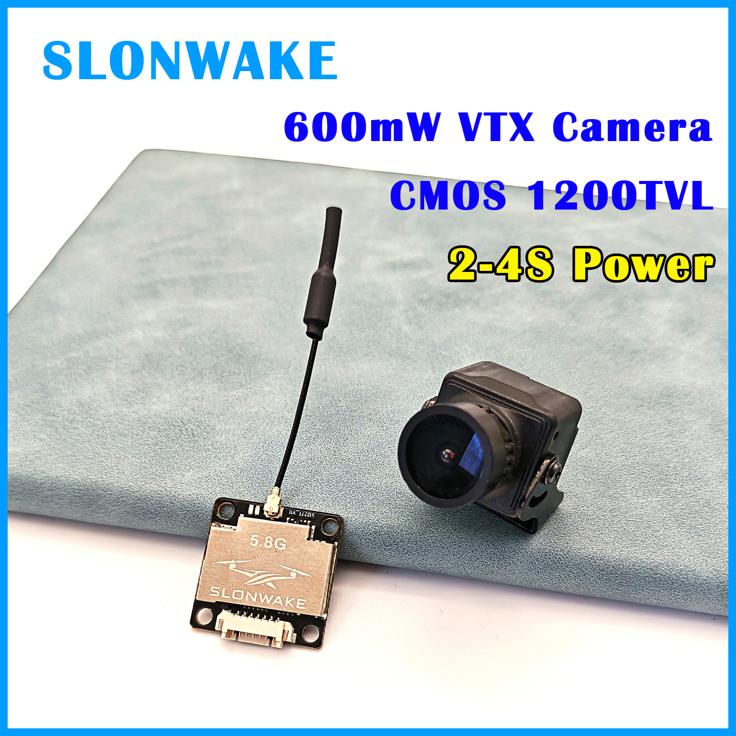 SLONWAKE Ready to use 5.8G 48C - Fpv Drone Camera のレビューと価格
