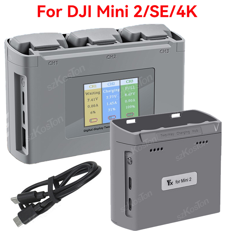 For DJI Mavic Mini 2/SE Mini 4 - Fpv Drone Charger のレビューと価格