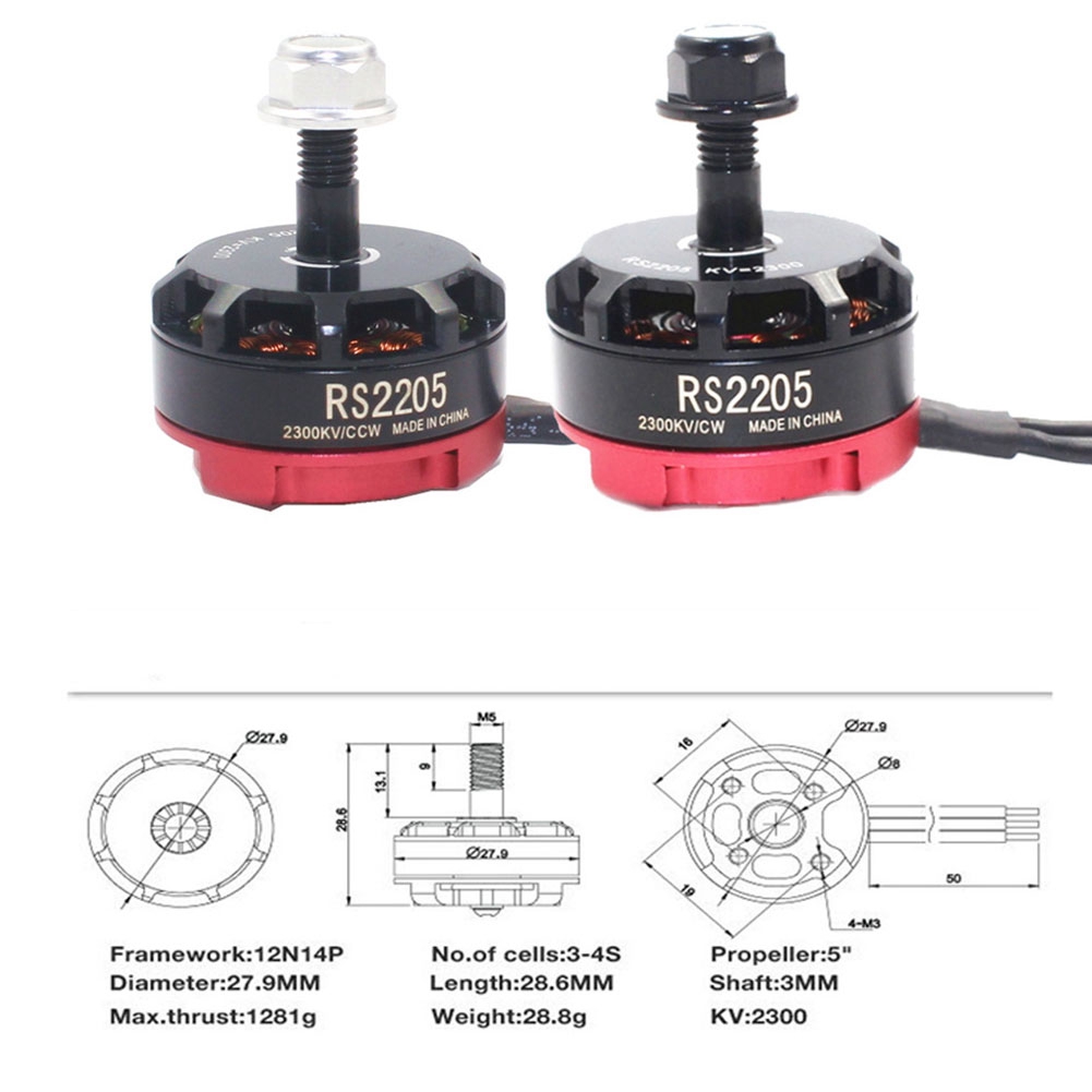 Practical RC RS2205 2205 2300K - Fpv Drone Esc のレビューと価格