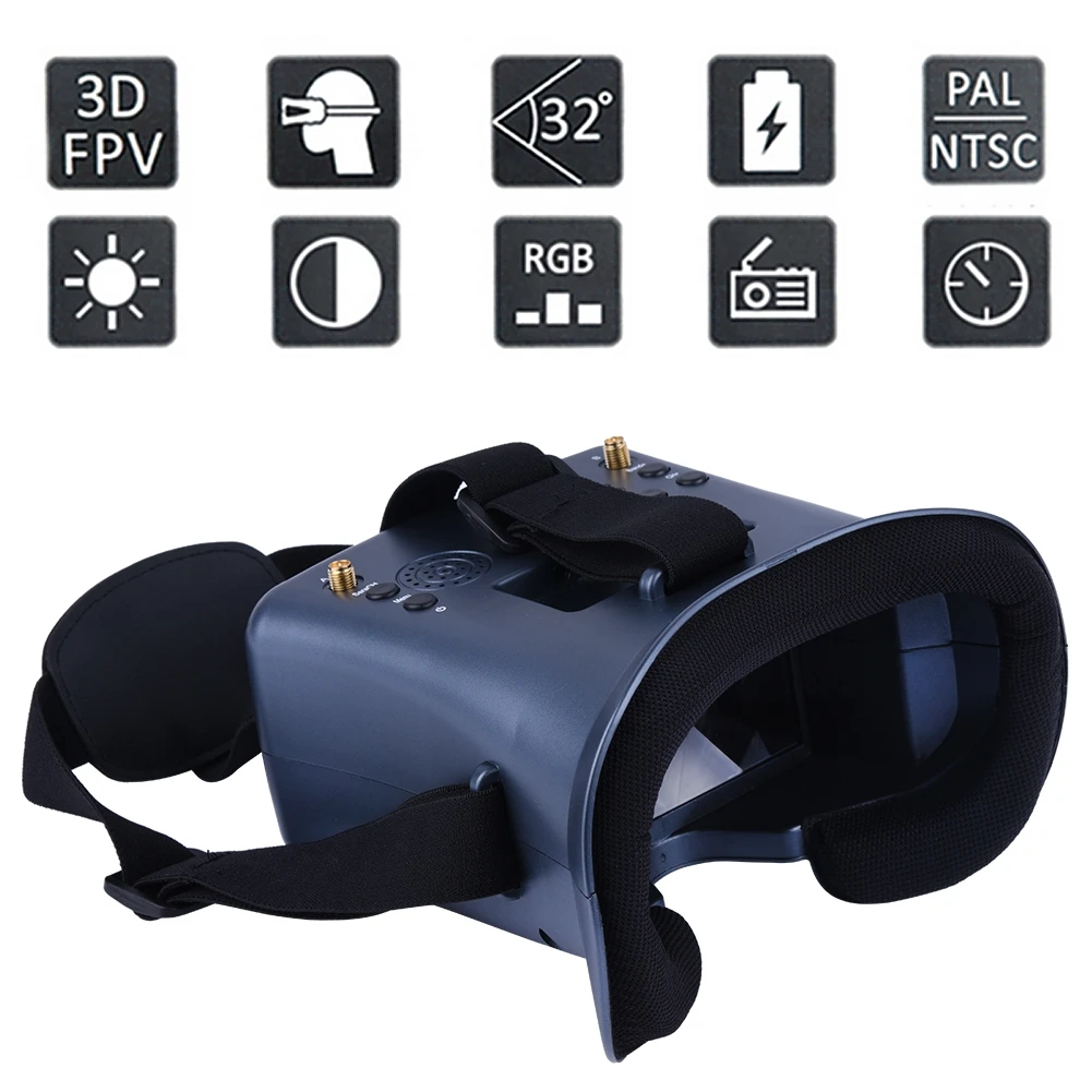 5.8G 40CH 4.3 Inch 800*480 Vid - Fpv Drone Goggles のレビューと価格