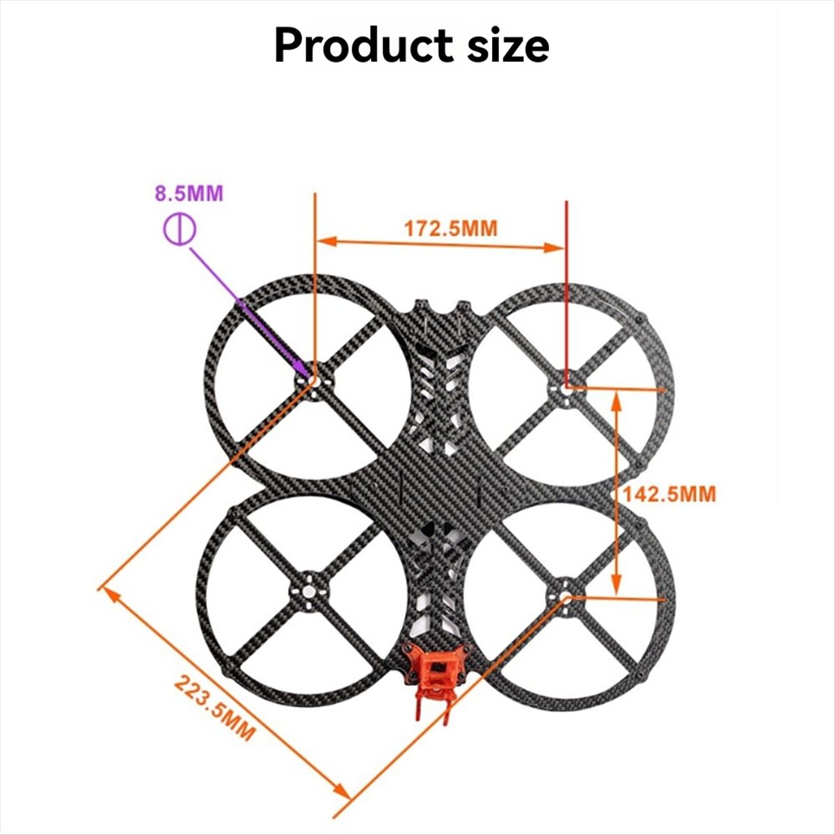 WOW! 5Inch FPV Drone Frame 223 - Fpv Drone Tool Kit のレビューと価格