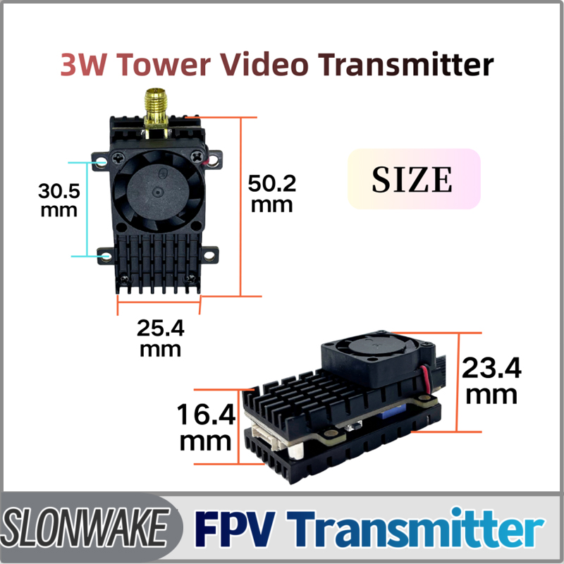 SLONWAKE 5.8G 3000mW Simulatio - Fpv Drone Vtx のレビューと価格