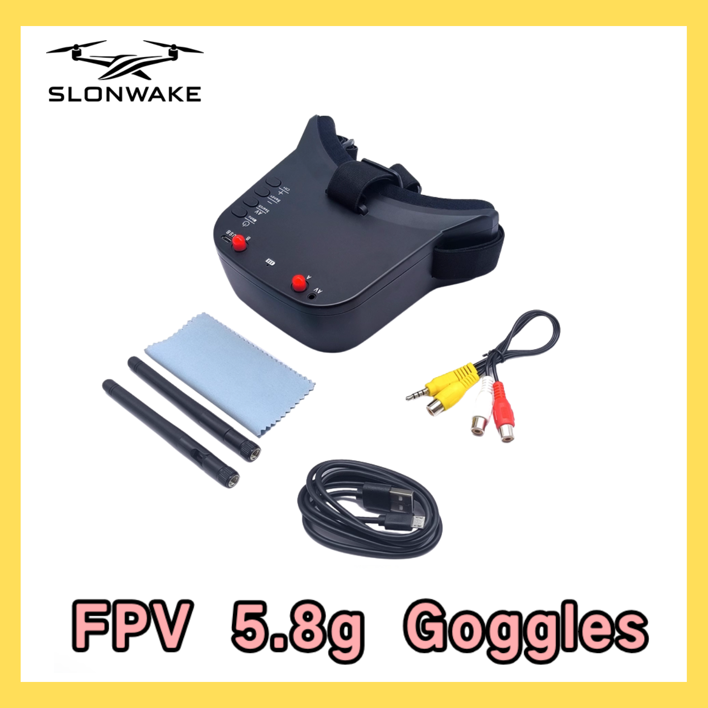 SLONWAKE 5.8G 48CH FPV 400mw V - Fpv Drone Camera のレビューと価格