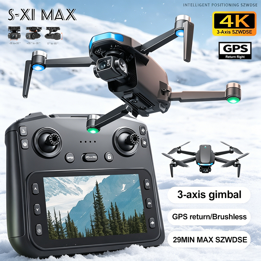 New S-X1 MAX Drone GPS 8K Prof - Fpv Drone Charger のレビューと価格