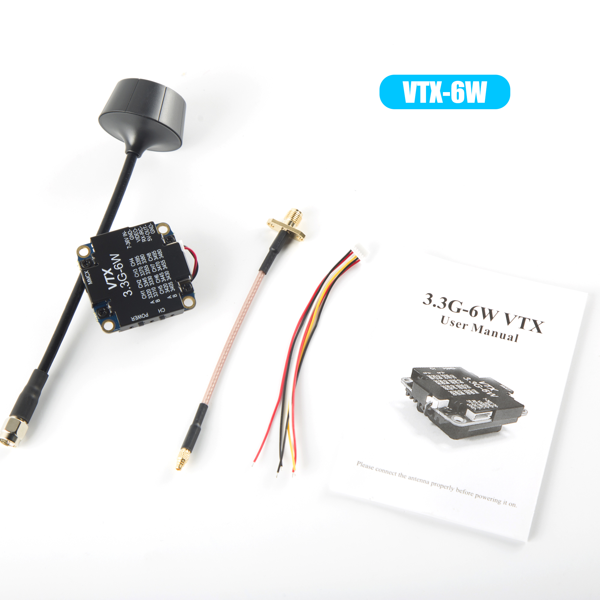 FPV Video Transmitter 3.3G 6W  - Fpv Drone Transmitter のレビューと価格
