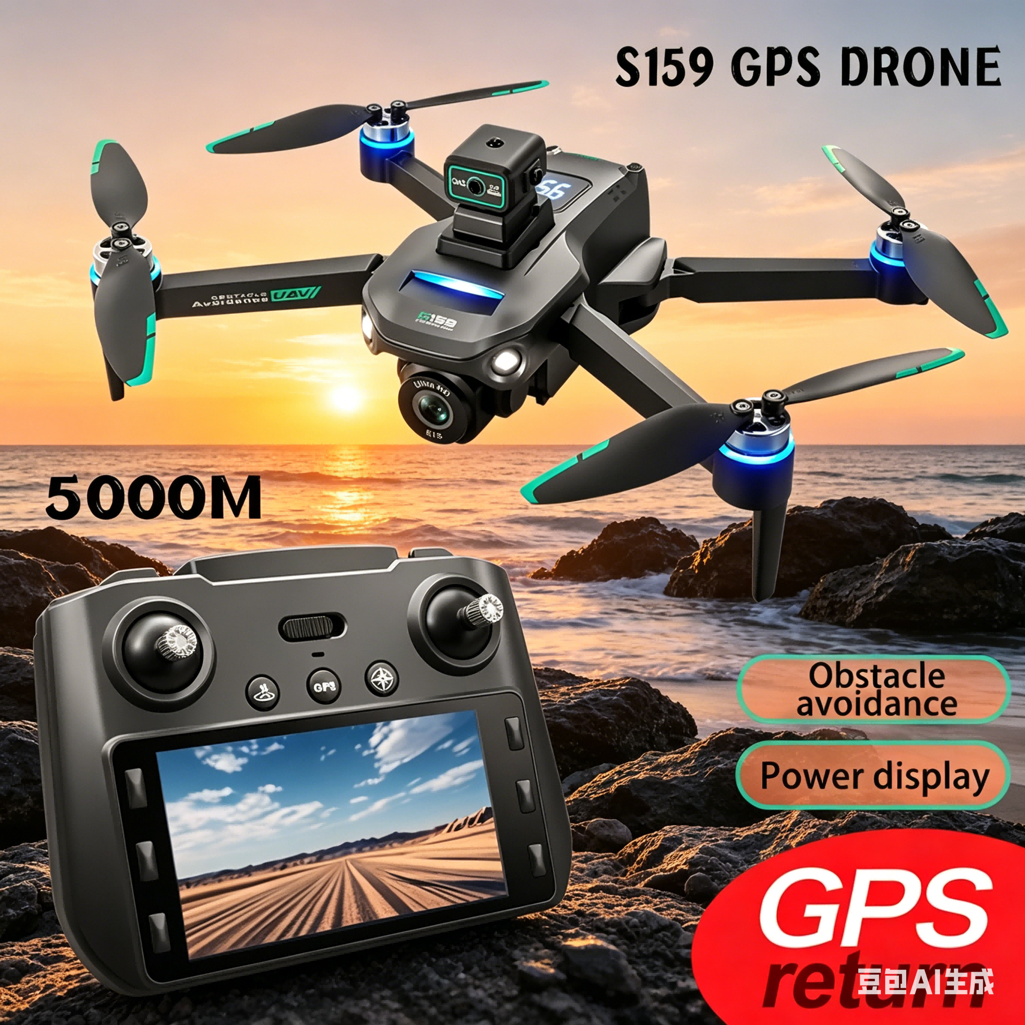 S159 GPS Drone 4K Profesional  - Fpv Drone Charger のレビューと価格
