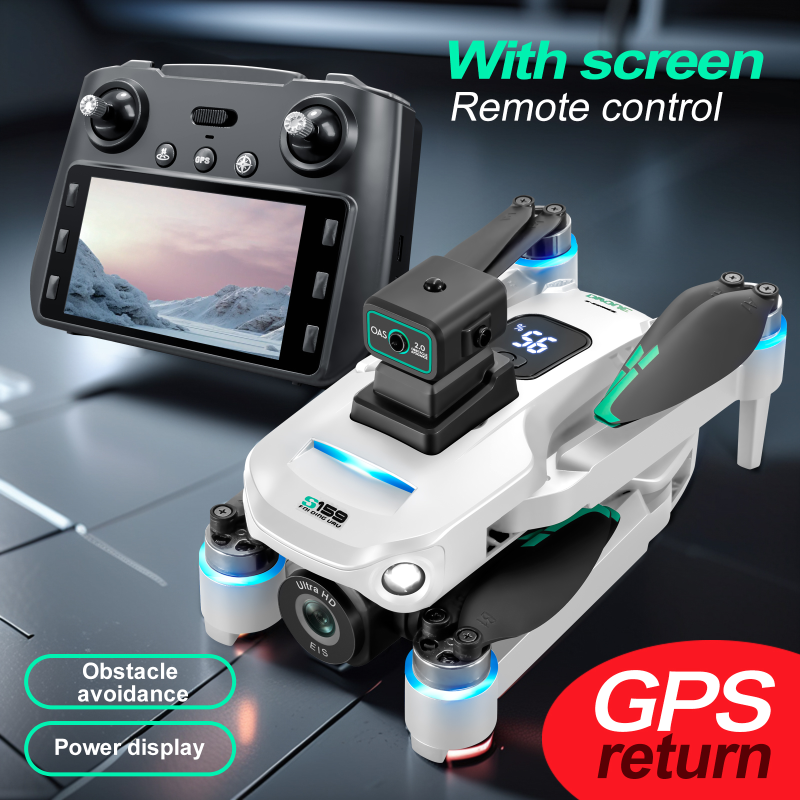 S159 GPS Drone 4K Profesional  - Fpv Drone Charger のレビューと価格